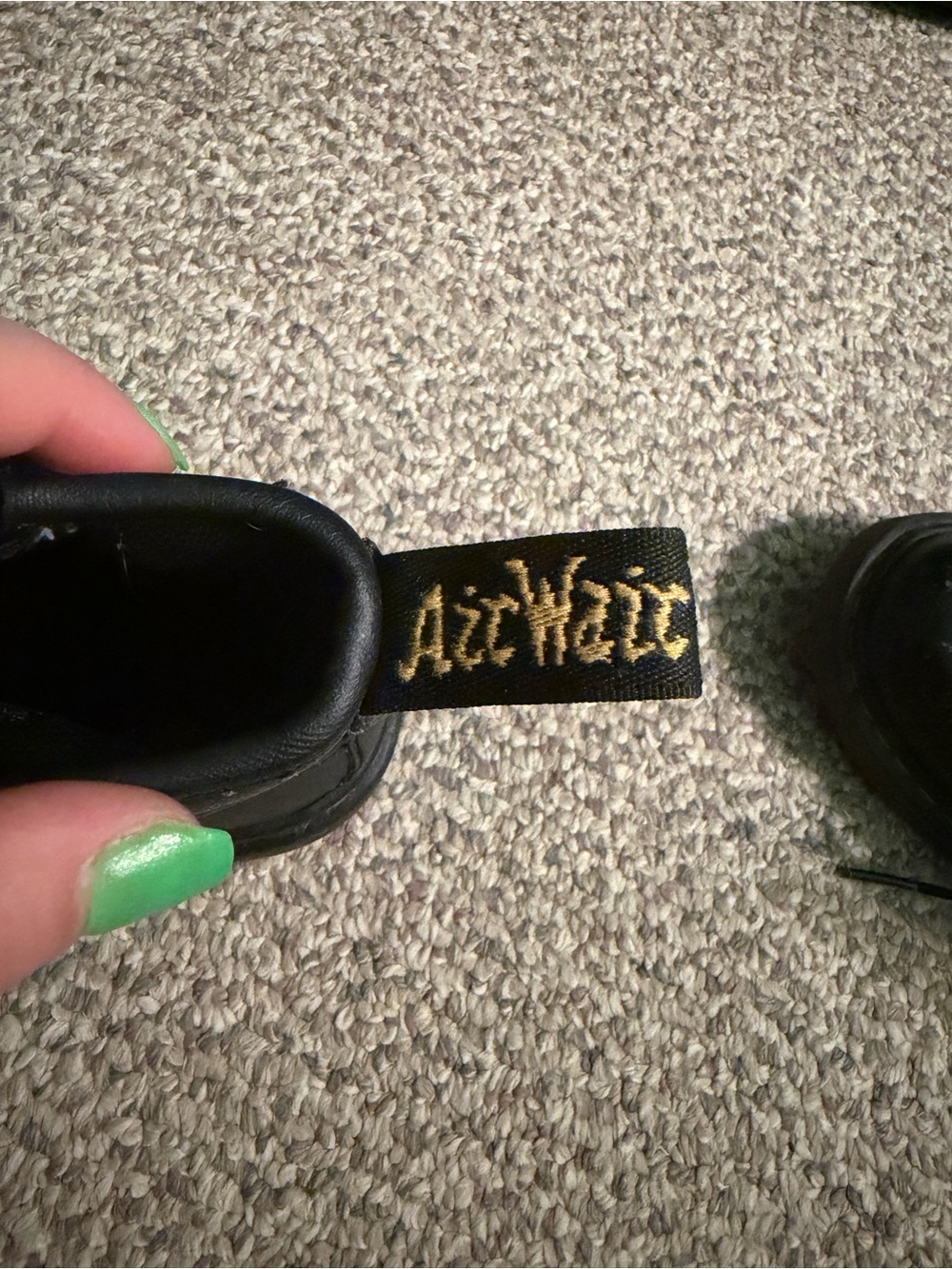 Dr. Martens Black Combat Boots - Picture 6 of 8